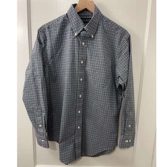 Lauren Ralph Lauren Men's Classic Fit Non Iron Plaid Shirt Size 15.5 32/33 - Picture 1 of 8